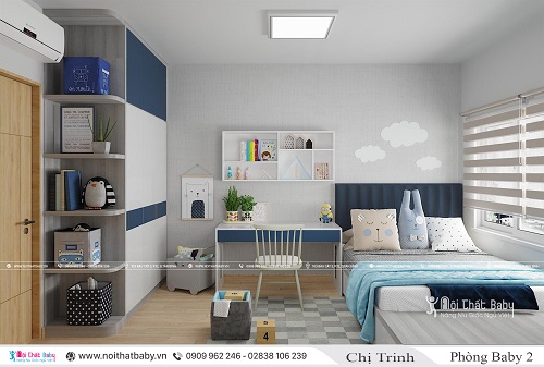 Phòng ngủ trẻ em đẹp tại căn hộ Emerald Celadon City 104m2 - BBG198
